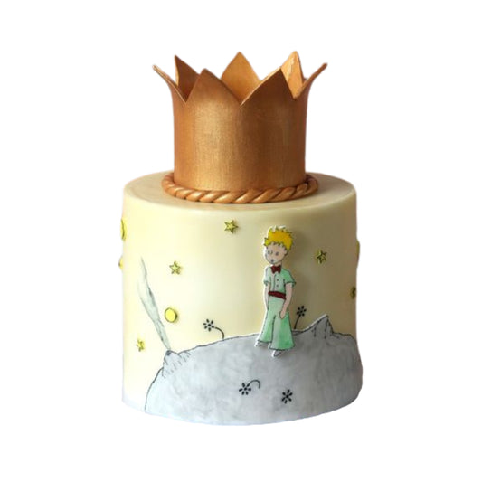 Little Prince Crown Custom Cake