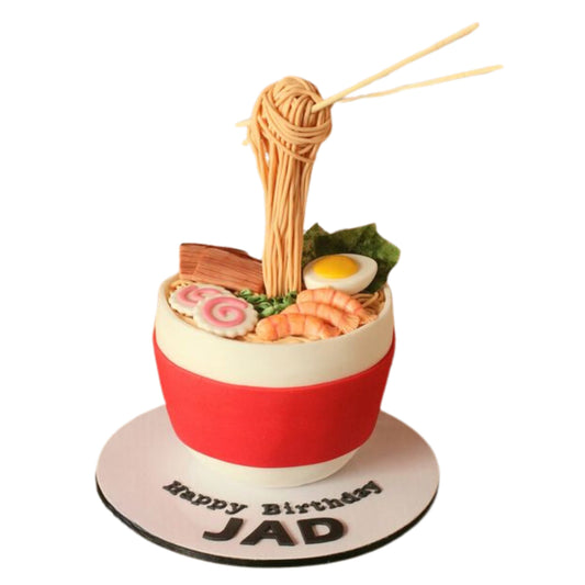 Ramen Noodle Bowl Custom Cake