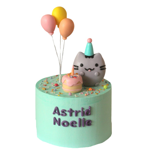 Pusheen Celebration Custom Cake