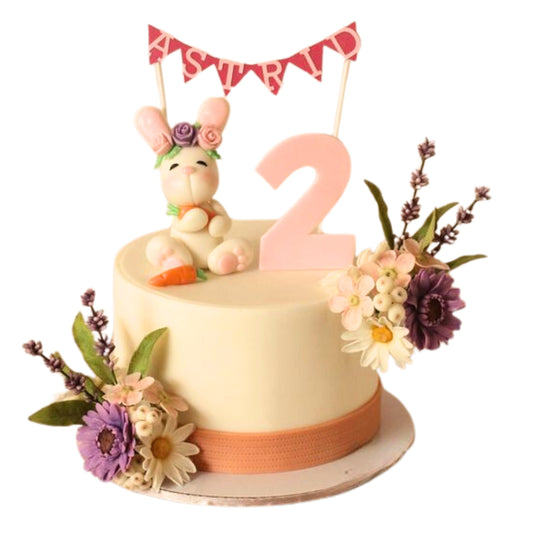 Bunny Garden Custom Cake