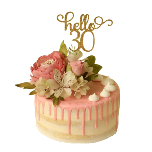 Blossom Delight Custom Cake