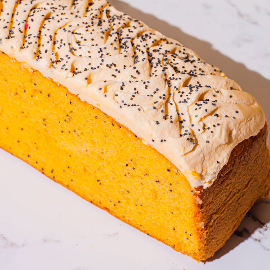 Orange & Poppyseed Bar Cake