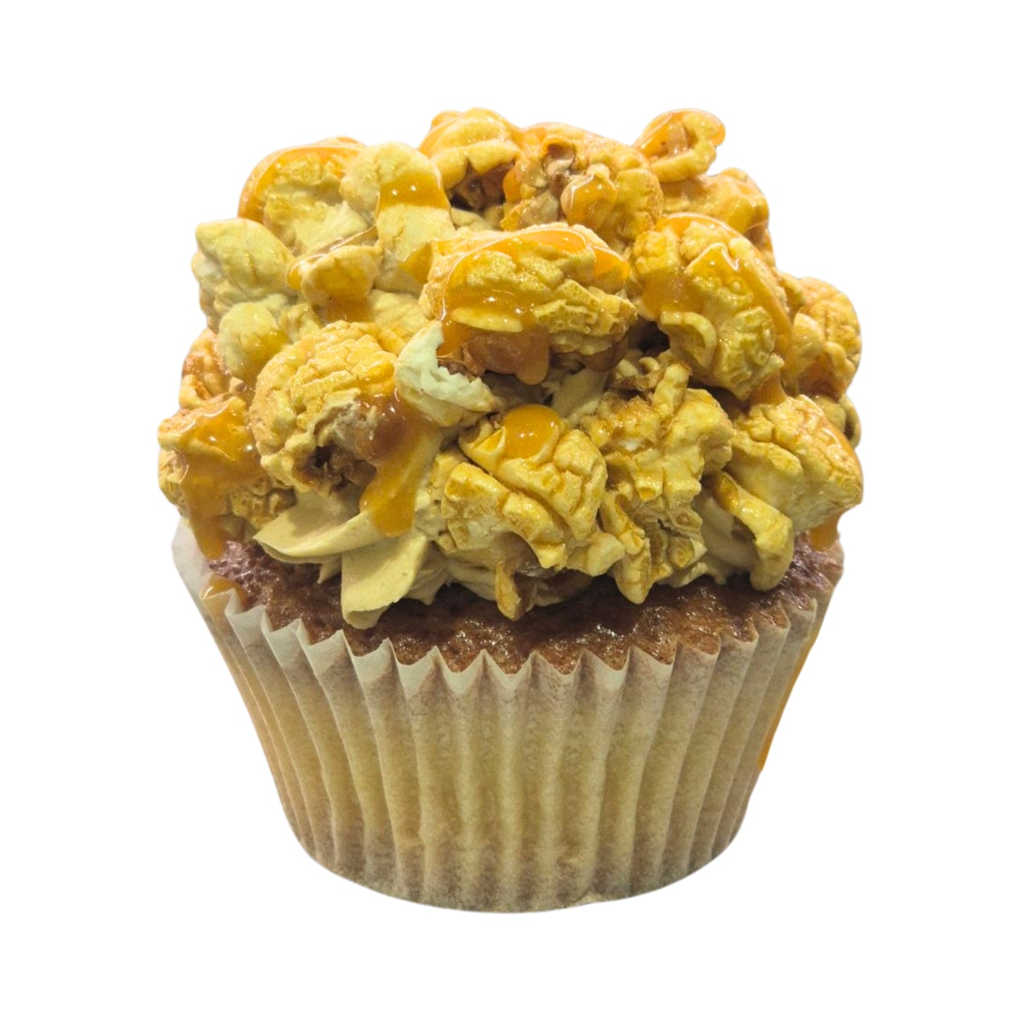 Caramel Popcorn Cupcake